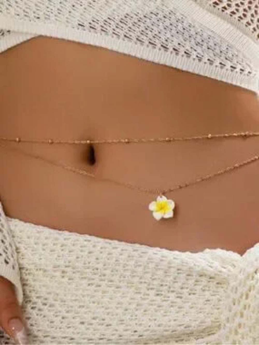 Flower?belly chain N2197